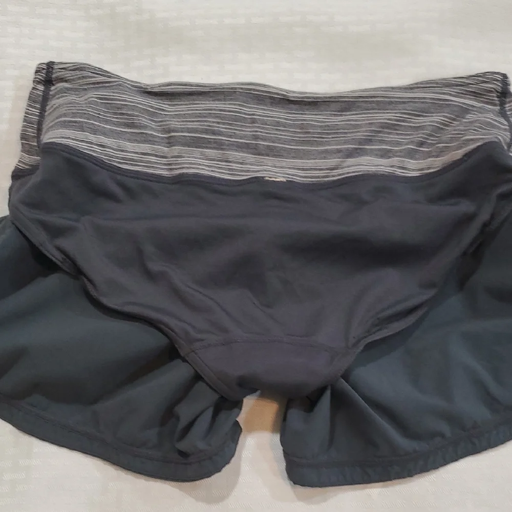 lululemon athletica Black Shorts with Heather Gray Waistband - Picture 8 of 11